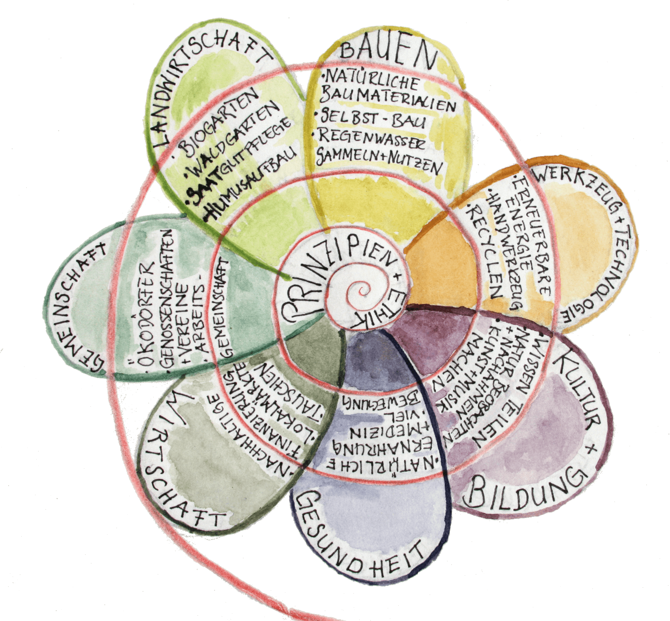 Die Permakultur-Blume